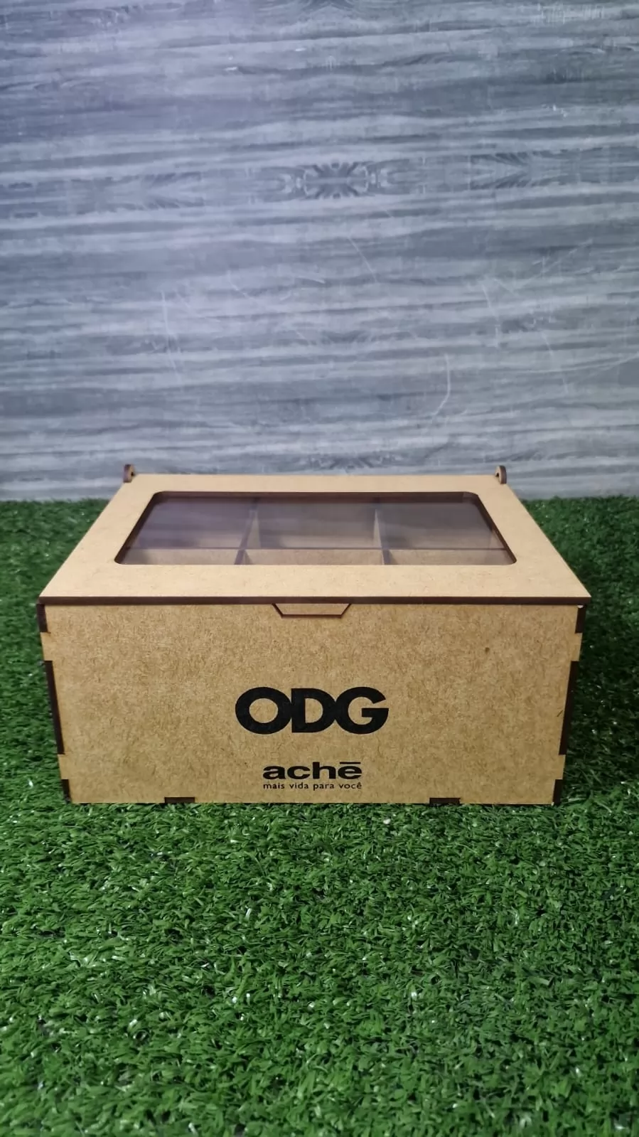 Caixa para chá em MDF/Acrílico 